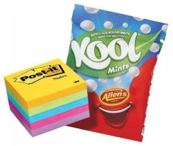 Post-It Notes 3M 654-5Uc 76X76 Jewel Pop Bonus Kool Mints