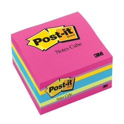 Post-It Memo Cube 2027 76X76Mm Vibrant Cols