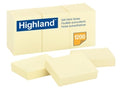 Stick On Notes Highland 6539 38X50 Yellow Pk12