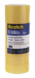 Tape Scotch Utility #610 18X33 Bulk Pk8