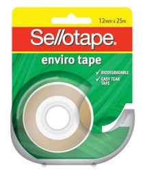 Tape Transparent Sello Enviro 12Mmx25M On Disp