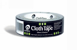 Tape Cloth Wotan Olympic 38Mmx25M Black