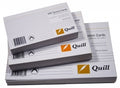 System Cards Quill 8X5 Ruled White Pk100