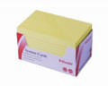 System Cards Esselte 5X3 Ruled Yellow Pk300