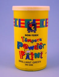 Paint Ec Powder 250Gm Tempera Brilliant Green