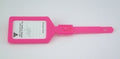 Luggage Label Kevron Plastic Pink Pk25