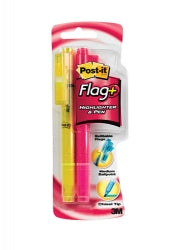 Post-It Flags 691-Hlp2 Highlighter & Pen 3 In 1 Asstd