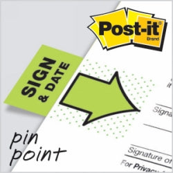 Post-It Flags 680-Sd2 25X43 Sign & Date Twin Pack