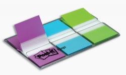 Post-It Flags 680-Pbg Purp/Blu/Grn 60 Flags