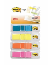 Post-It Flags 683-4Abx 12Mm Trans 4 Cols