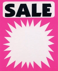 Sign  Sale Splash Fluoro 60X90 Pk100