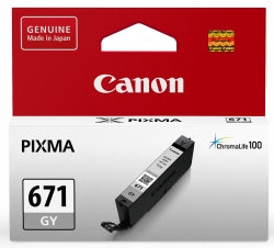 Inkjet Cart Canon Cli671Gy Grey