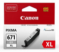 Inkjet Cart Canon Cli671Xlgy Grey