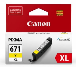 Inkjet Cart Canon Cli671Xly Yellow