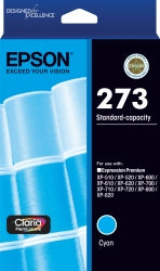 Inkjet Cart Epson T273292 273 Std Cap Prem Claria Cyan