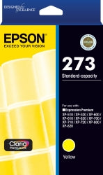 Inkjet Cart Epson T273492 273 Std Cap Prem Claria Yellow