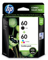 Inkjet Cart Hp Cn067Aa #Hp60 Combo Black & Colour