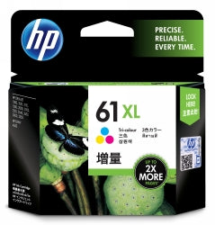 Inkjet Cart Hp Ch564Wa #Hp61Xl High Yield Tri Colour