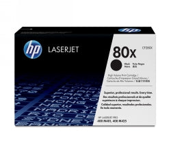 Toner Cartridge Hp 80X Cf280X Laser Jet High Yield Black