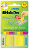 Stick On Flags B/Tone Pop-Up 45X25 Lemon 50 Sht Pad