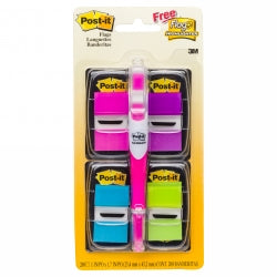 Post-It Flags 680-Ppbgva Value Pack + Highlighter