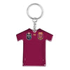 Keyring State Of Origin 38X50Mm Qld Team Jersey Maroon