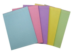 Office Pads Quill A4 Bond Ruled Pink 70Gsm 70Lf