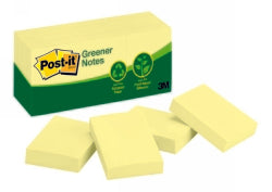 Post-It Notes 653-Rp 36X48 Recy Yellow Pk 12