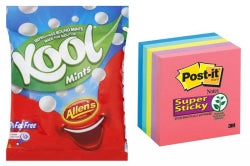 Post-It Notes Super Sticky 654-5Ssuc 76X76 Ultra Cols Pk5 Bonus Allens Koo