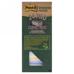 Notes Greener Post-It 654R-24Cp-Ap 76X76Mm Helsinki Pk24