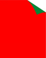 Poster Board Royal Brites 510X640Mm Double Sided Red/Green 250Gsm