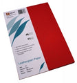 Paper Quill A4 Leathergrain Red 100Gsm  Pk100