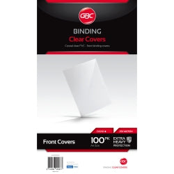 GBC Binding Covers Ibico A4 250 Micron Clear - Pack of 100