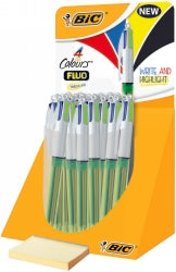 Pen Bic 4 Colour Fluo