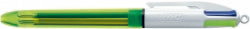 Pen Bic 4 Colour Fluoro Retractable Bp