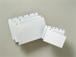 System Card Dividers Cumberland A-Z 6X4 Pvc Grey