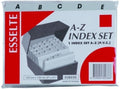 Esselte Indices Pvc 150X100Mm (6X4) A-Z Grey 038020