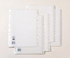 Dividers Marbig A4 PP White 1-5