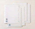 Dividers Marbig A4 Pp White 1-12