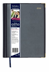 Diary 2018 Elite A4 Dtp Short Executive Black