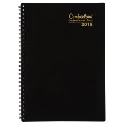 Diary 2018 Cumberland B5 Wto Student Black