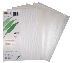 Paper Quill A4 Metallique Sculptured Paisley 80Gsm Pk25