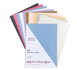 Paper Colourful Days A4 Pearlescent 120Gsm Violet 10'S