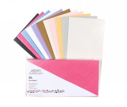 Envelopes Colourful Days Dl Pearlescent Old Gold 15'S