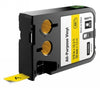 Label Tape Dymo 12Mm Xtl All Purpose Vinyl Black On Yellow