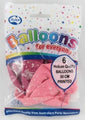 Balloons Alpen 30Cm Happy Birthday Pink Pk6