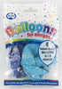 Balloons Alpen 30Cm Happy Birthday Blue Pk6