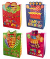 Gift Bag Alpen Large Popout Birthday Asst Designs Pk12