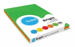 Copy Paper Tudor A4 Bright 5 Cols Pk200