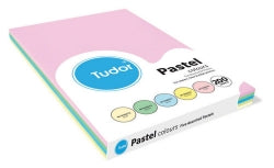 Copy Paper Tudor A4 Cool Pastel 5 Cols Pk200